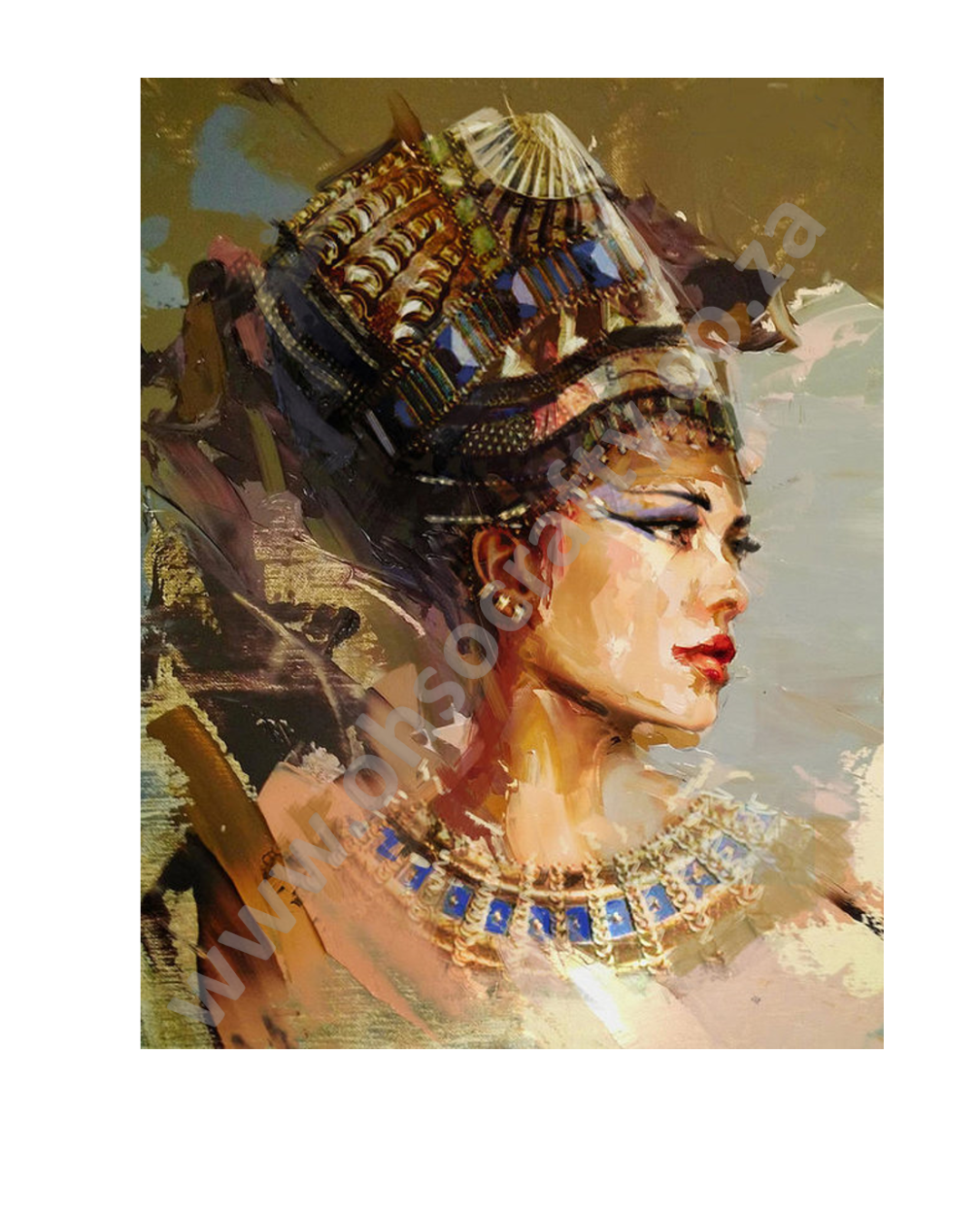 Queen of Egypt Diamond Painting Kit 30cm x 40cm - OHsoCrafty