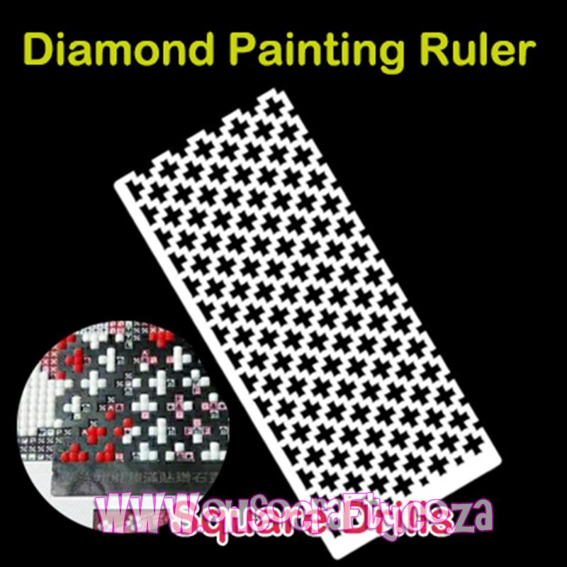 Diamond Painting Square Drill Anti-Stick Ruler - 15cm x 6.5cm - OHsoCrafty