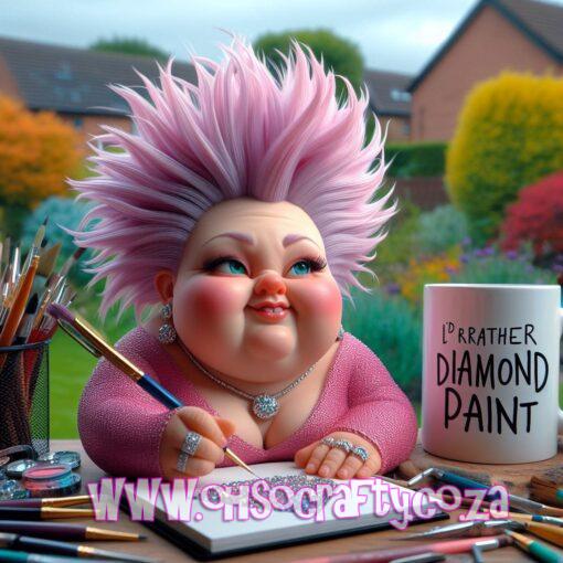 PRE-ORDER "Jean Welman" Diamond Painting Kit, Poured Glue - Choose your Size, Drill Type, and Number of Colours