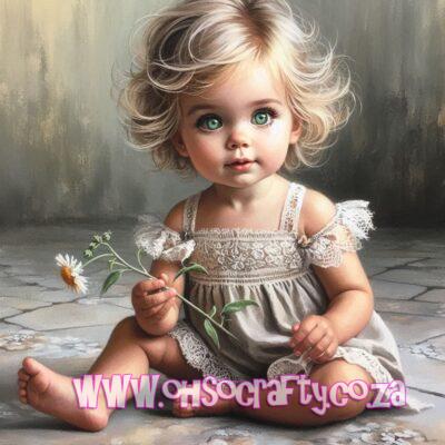 PRE-ORDER "Suzette Soll" Diamond Painting Kit, Poured Glue - Choose your Size, Drill Type, and Number of Colours