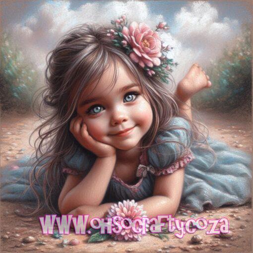 PRE-ORDER "Suzette Soll" Diamond Painting Kit, Poured Glue - Choose your Size, Drill Type, and Number of Colours